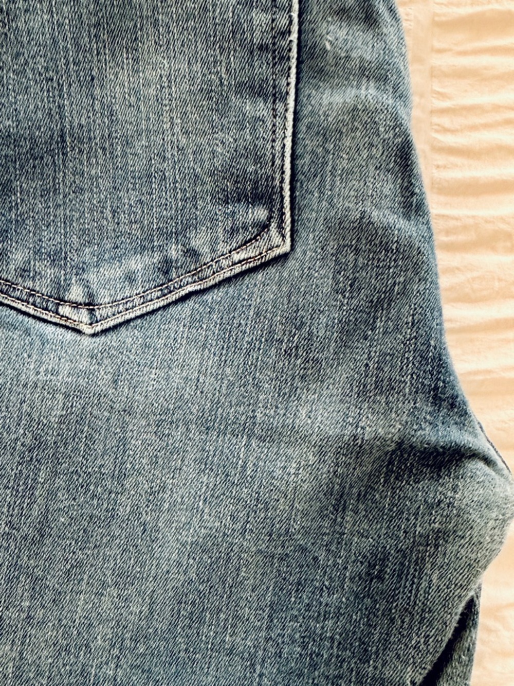 Good American Good Legs Crop Jeans Size 6/28 Blue Denim Mid Rise Skinny - Picture 8 of 12